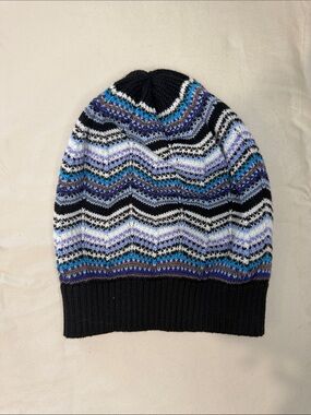 Missoni Black Multicolor Striped Knit